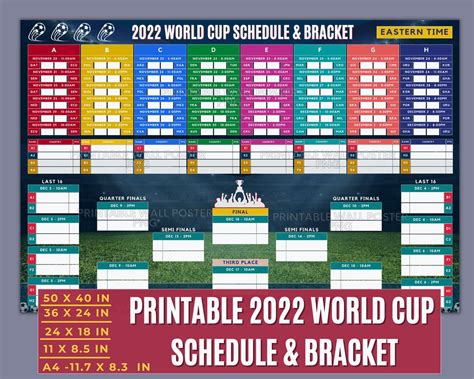 world cup schedule 2022 printable.